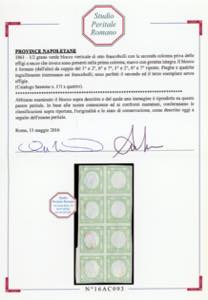 1861 - 1/2 tornese verde, coppia ... 