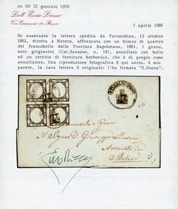 1861 - 1 grano nero grigiastro ... 