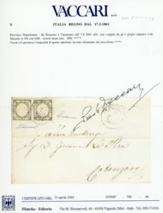 1861 - 1 grano grigio argento ... 