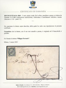 PIANELLA, a penna punti 13 - 5 ... 