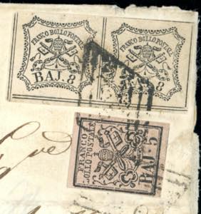 PONTIFICIO-NAPOLI 1858 - Modulo di ... 