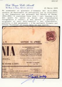 1859 - 6 cent. rosa vivo (1), ... 