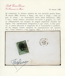 1862 - 1 baj verde grigiastro (2), ... 