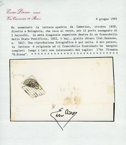 1858 - 4 baj giallo chiaro (5Ab), ... 