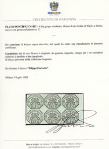 1852 - 6 baj grigio verdastro (7), ... 