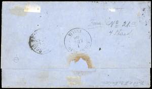 1869 - 5 cent. azzurro verdastro ... 