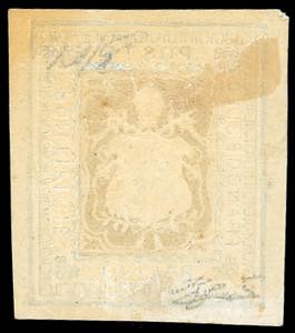 SAGGI - 1864 - 10 baj azzurro e ... 