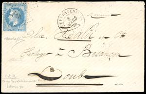 1870 - 20 cent. Napoleone laureato (Francia ... 