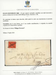 ACQUAPENDENTE, bollo di tassa 20 ... 