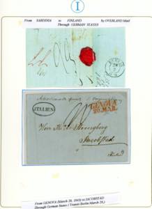 SARDEGNA-FINLANDIA 1843 - Lettera ... 