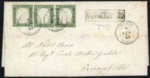 SASSOCORVARO, cartella punti 13 - 5 cent. IV ... 