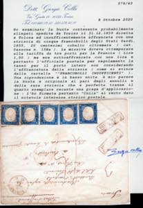 SARDEGNA-FRANCIA 1859 - 20 cent. ... 