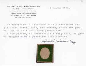 1854 - Non emessi (10/12), gomma ... 