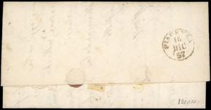 1857 - 5 cent. verde giallo ... 