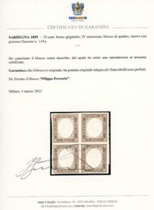 1859 - 10 cent. bruno grigiastro ... 