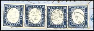 SARDEGNA-MALTA 1862 - 20 cent. ... 