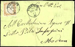 1862 - 10 cent. bistro oliva (14D), ... 
