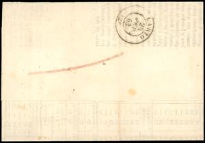 1863 - 10 cent. bistro arancio, ... 