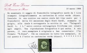 1858 - 1 lira saggio di ... 