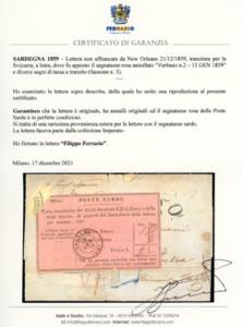 SARDEGNA-STATI UNITI 1859 - ... 