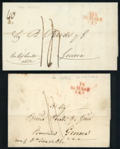 SARDEGNA-TUNISIA 1937/1943 - Due lettere ... 