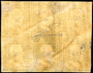 1859 - 10 grana azzurro cupo (12), ... 