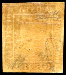 1859 - 10 grana indaco nero (12a), ... 