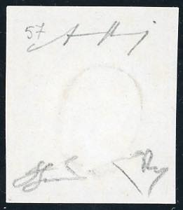 1860 - 10 cent. nero saggio ... 