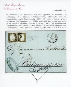 PALERMO ARRIVO, borbonico, punti ... 