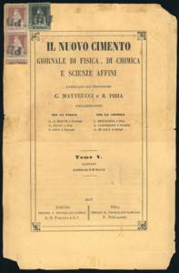 1851 - 1 quattrino nero, 1 crazia carminio ... 