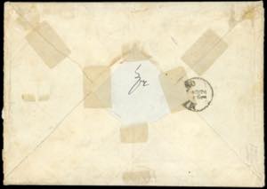 1857 - 1 soldo arancio su grigio, ... 