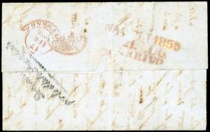 1856 - 1 crazia carminio chiaro su ... 