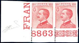 1918 - 60 cent. carminio Michetti, non ... 