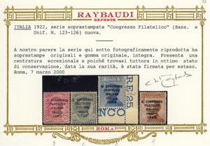 1922 - Congresso Filatelico ... 