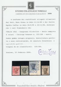 1922 - Congresso Filatelico ... 