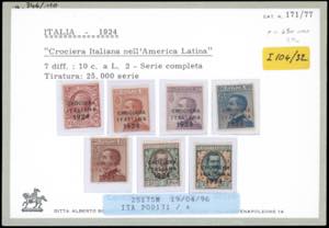 1924 - Crociera Italiana, ... 