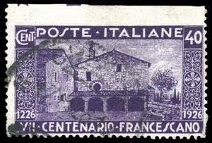 1926 - 40 cent. S.Francesco (194), non ... 