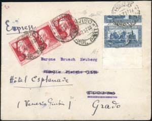 1927 - 1,25 lire S.Francesco, dent. 13 1/2, ... 