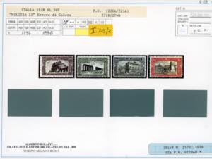 1928 - Milizia, II emissione, ... 