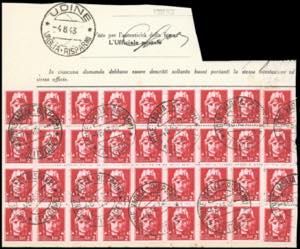 1943 - Due ampi frammenti di ... 