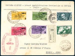 1934 - Volo Roma-Buenos Aires, serie ... 