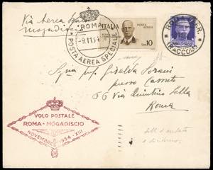 1934 - Volo Roma-Mogadiscio, serie ... 