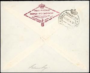 1934 - Volo Roma-Mogadiscio, serie ... 