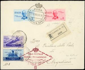 1934 - Volo Roma-Mogadiscio, serie ... 