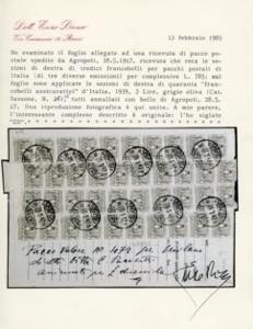 1947 - 3 lire Previdenza ... 