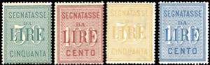 1884/1903 - 50 e 100 lire, alti valori, le ... 