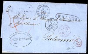 SICILIA-MESSICO 1859 - Splendida lettera ... 