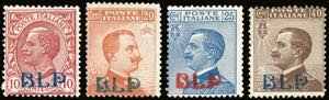 1921 - Serie completa soprastampati BLP del ... 
