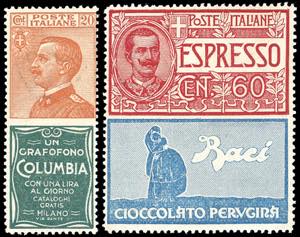 1924 - Non emessi, 20 cent. Columbia e 60 ... 