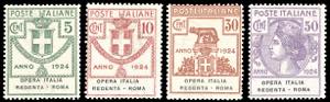 OPERA ITALIA REDENTA-ROMA 1924 - Serie ... 